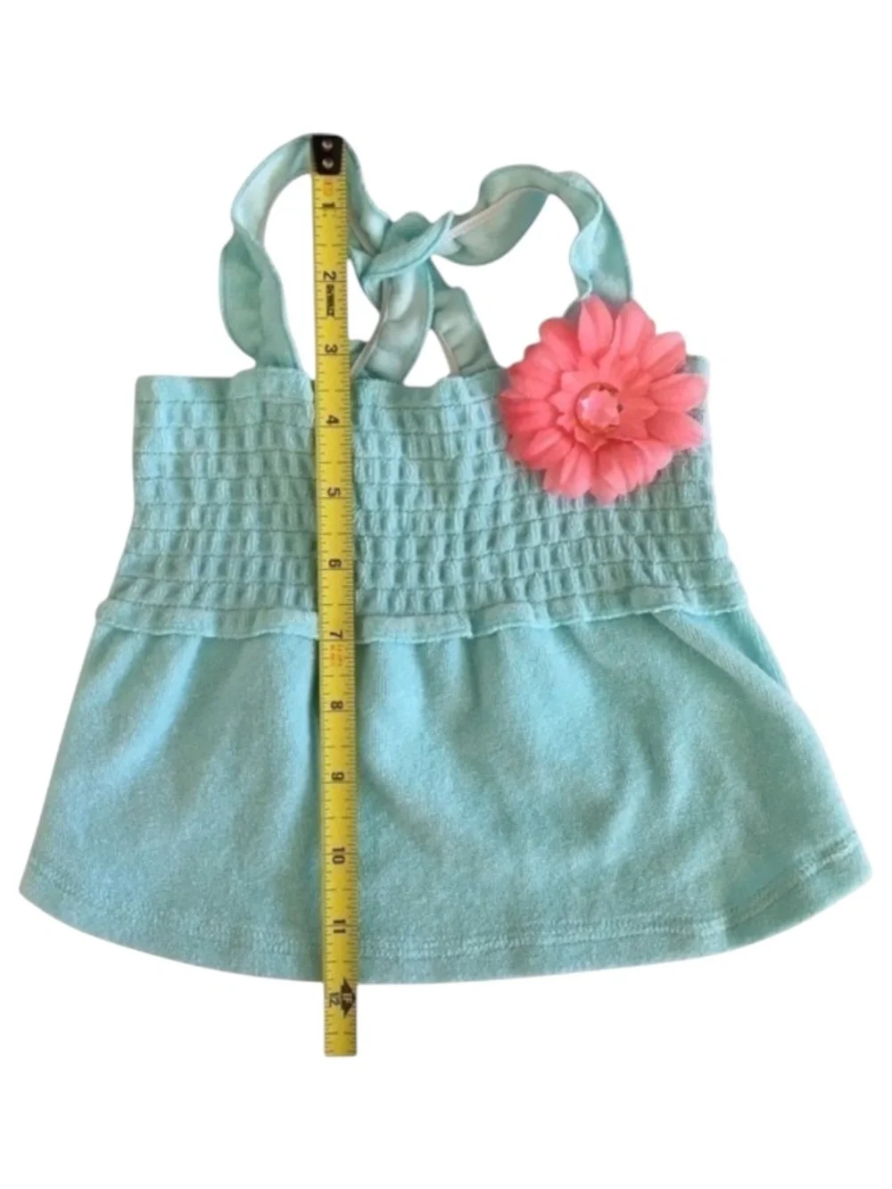 Smoochie Pooch Petco Blue Smocked Dog Dress Size S